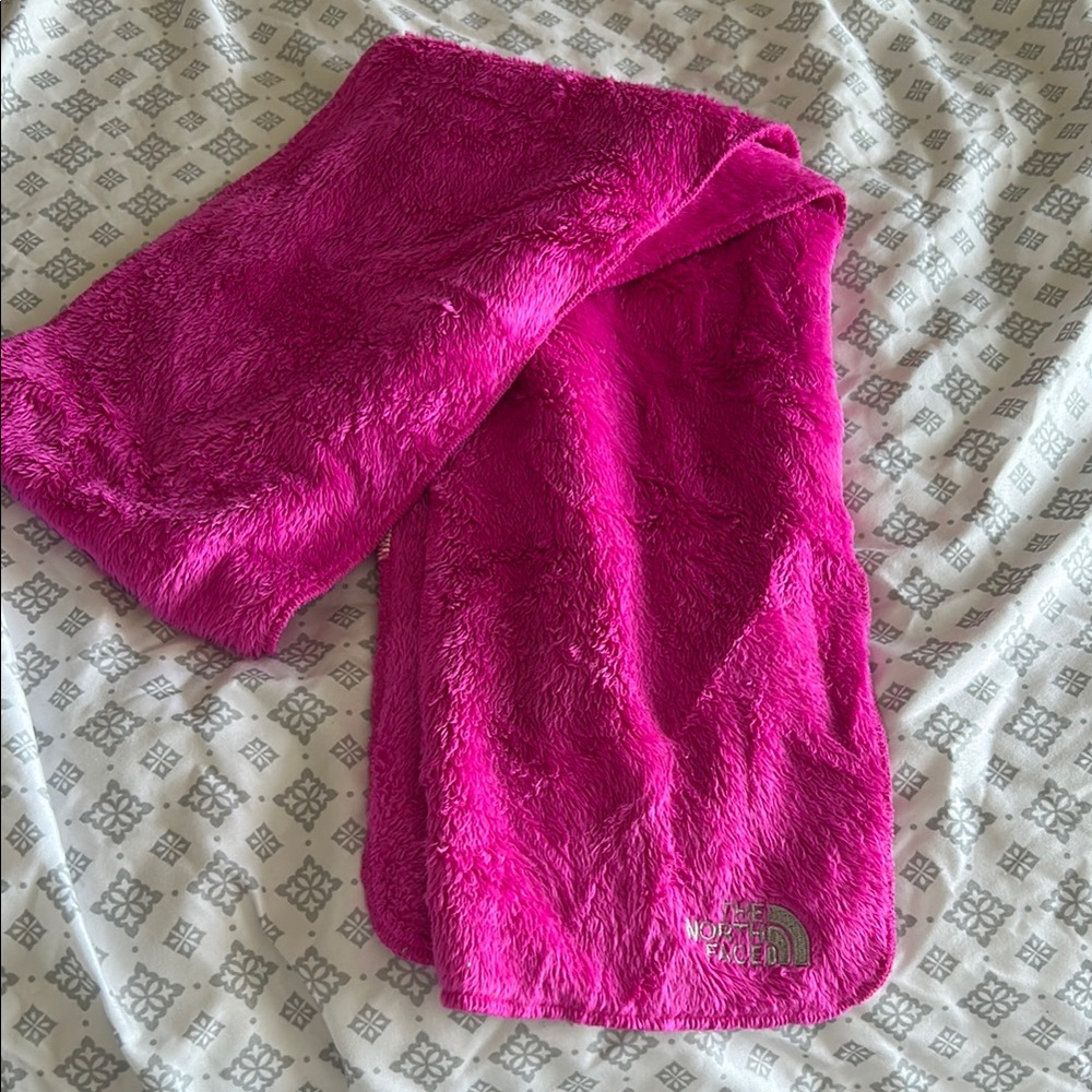 The North Face Pink Fleece Scarf